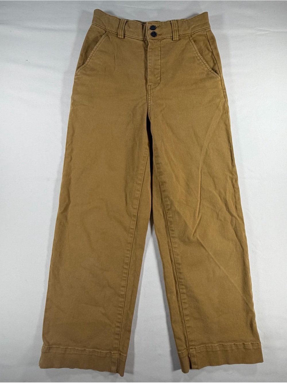 Everlane Casual Wide-Leg Chino Pants in Khaki sz 4 788